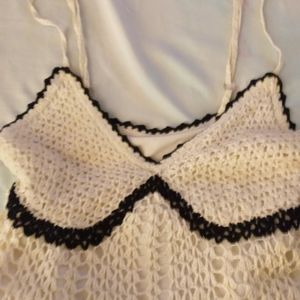 Knit crochet summer dress